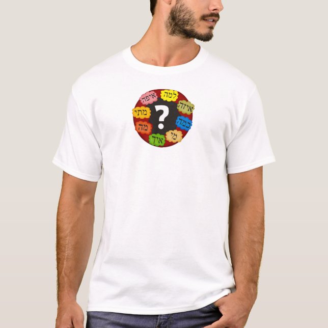 Camiseta Questões hebraicas (Frente)