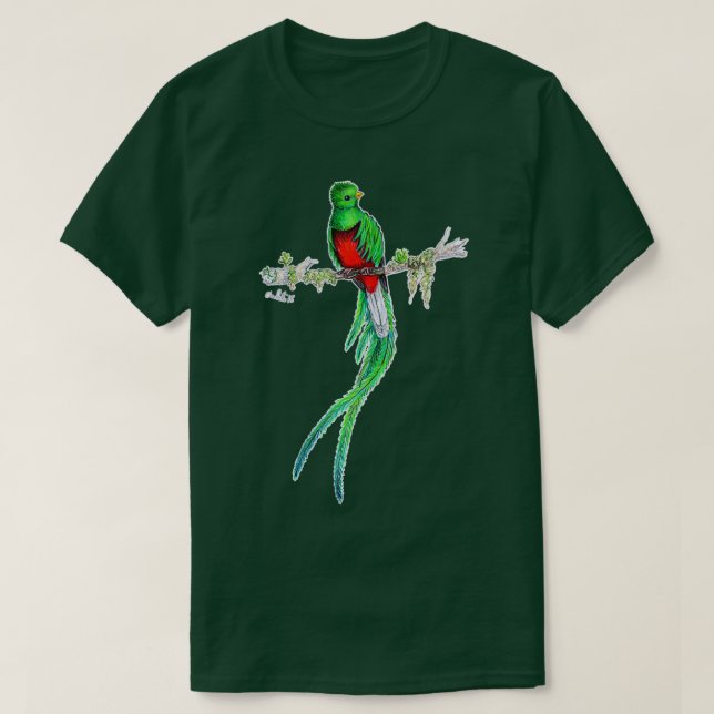 Camiseta Quetzal Resplendor (Frente do Design)