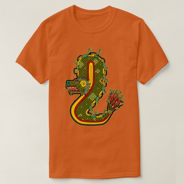 Camiseta Quetzalcoatl (Frente do Design)