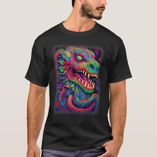 Camiseta Quetzalcoatl Aztec Deus Feathered Serpent Kukulkan (Frente)