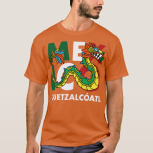 Camiseta Quetzalcoatl Aztec Mayan Inca Toltec México Quetza