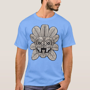 Camiseta Quetzalcoatl Aztec Serpente Mayan Inca Feathered