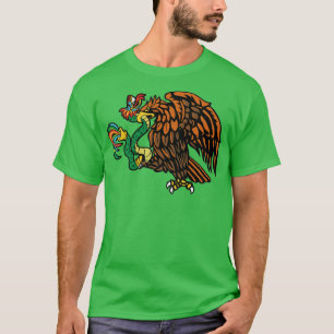 Camiseta Quetzalcoatl Aztec Serpente Serpente Eagle Mayan I