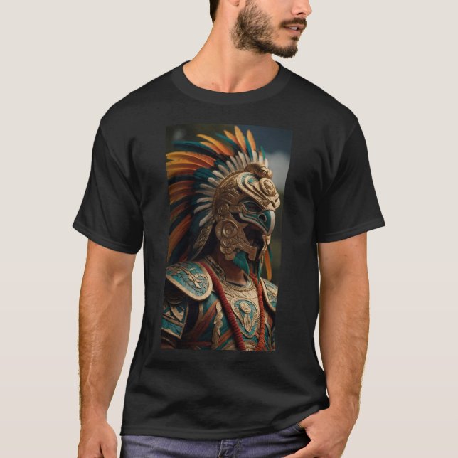 Camiseta Quetzalcoatl - Conhecimento e Iluminismo (Frente)