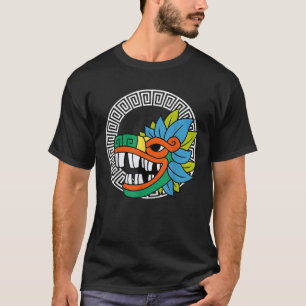 Camiseta Quetzalcoatl Serpente Emplumada Asteca Maia Inca P