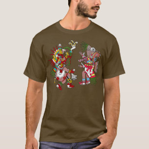 Camiseta Quetzalcoatl Tezcatlipoca Azteca México