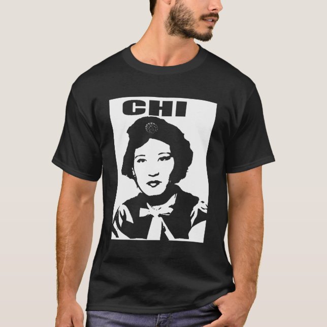 Camiseta qui -- preto (Frente)