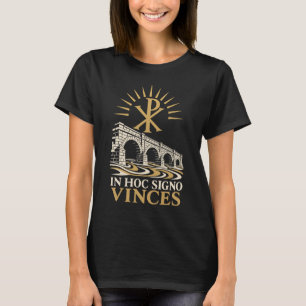 Camiseta Qui Rho Ponte Milviano In Hoc Signo Vinces