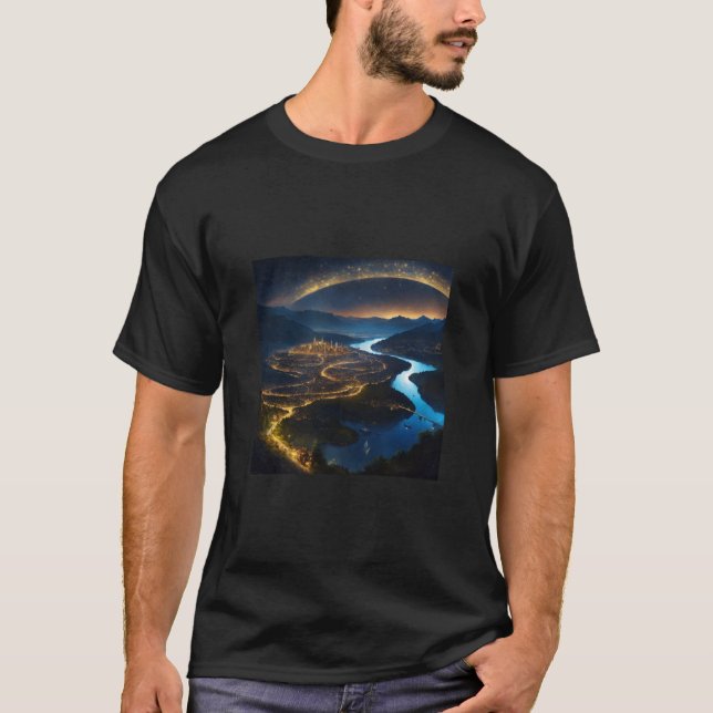Camiseta Quic Galáctico: Tema Espacial Personalizado (Frente)