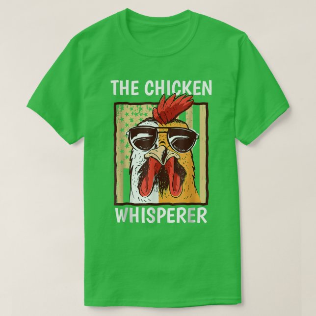 Camiseta Quicken Whisperer Backyard Farmer de frango (Frente do Design)