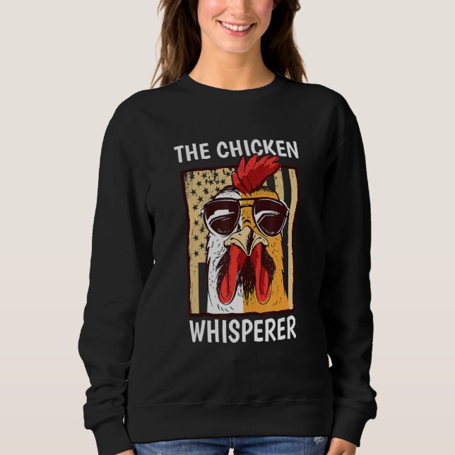Camiseta Quicken Whisperer Backyard Farmer de frango (Frente)
