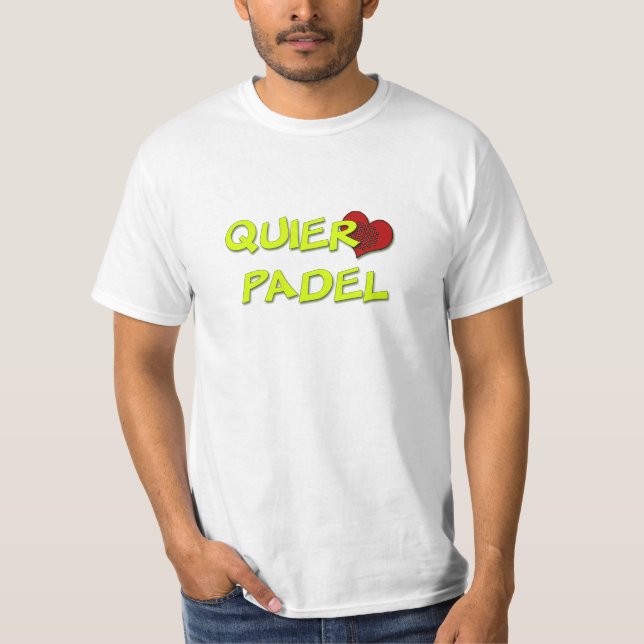 Camiseta Quiero padel (Frente)
