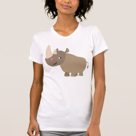 Camiseta Quiet Cartoon Rhino Women