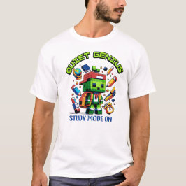 Camiseta Quiet Genius Study Mode On for Back to school