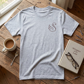 Camiseta Quiet Luxury Minimalista Swan Crest | Hea