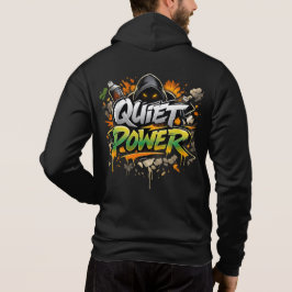 Camiseta Quiet Power Graffiti Street Art Design