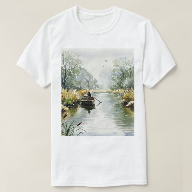 Camiseta Quiet river (Frente do Design)