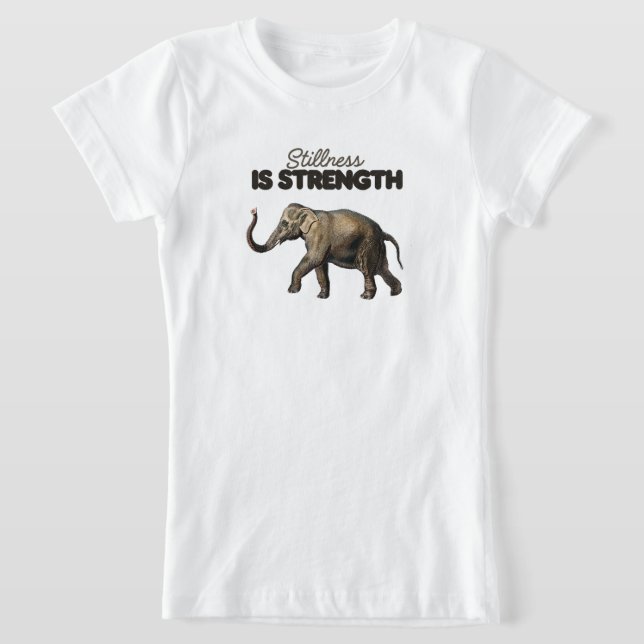 Camiseta Quietude é força (Postura )
