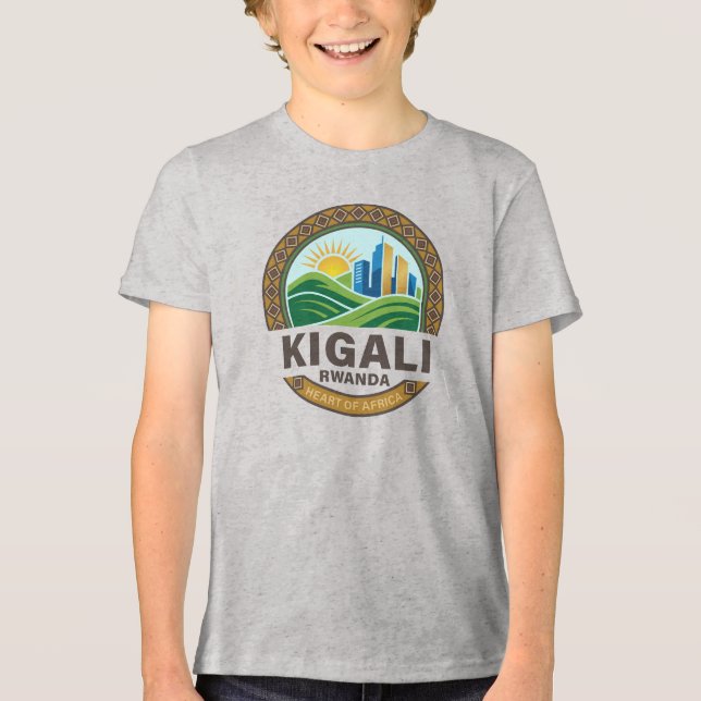 Camiseta Quigali Ruanda África (Frente)