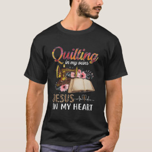 Camiseta Quilando Minhas Veias Jesus Em Meu Coração Engraça