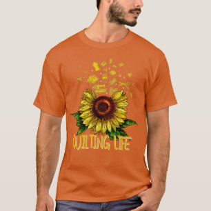 Camiseta Quiling Life Love Sun Flower