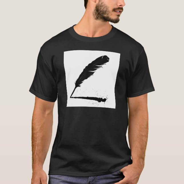 Camiseta Quill com tinta (Frente)