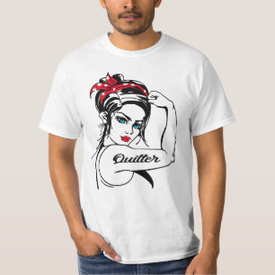 Camiseta Quilter Rosie O Pino Do Rodômetro Para Cima