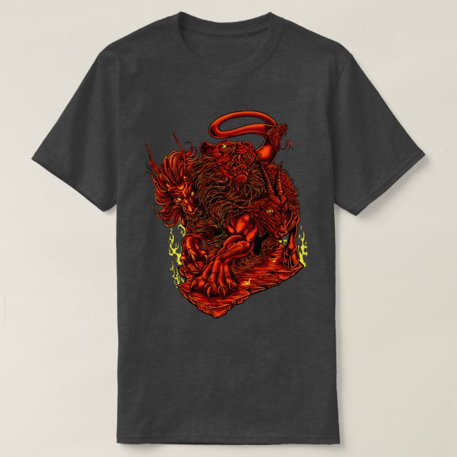 Camiseta Quimera da mitologia grega (Frente do Design)