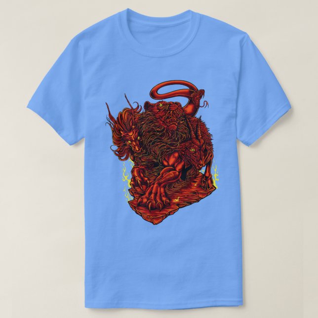 Camiseta Quimera da mitologia grega (Frente do Design)