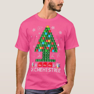 Camiseta Quimiadora da Quimia da Árvore de Natal da Chemist