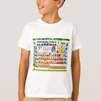 Camiseta Química, ciência, mesa periódica de elementos