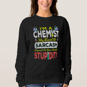 Camiseta Química Ciência Química Eu sou Química Meu Nível O
