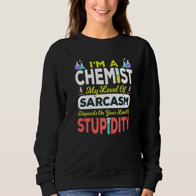 Camiseta Química Ciência Química Eu sou Química Meu Nível O (Frente)