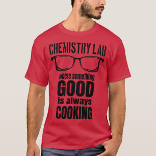 Camiseta Química com graça de laboratório