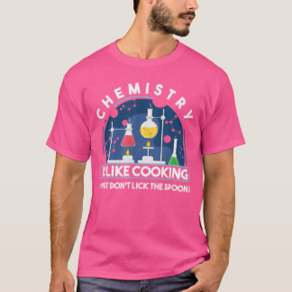 Camiseta Química Cozinheira Cozinha Física Laboratório Nerd