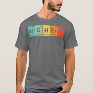 Camiseta Química de Arqueação Periódica de Elementos Homens