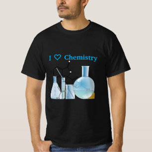 Camiseta Química de equipamento de laboratório