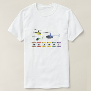 Camiseta Química de Helicópteros de Luz Civil