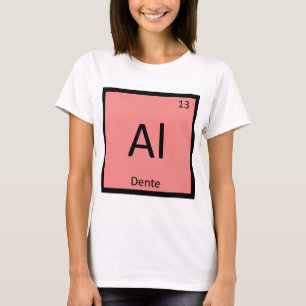 Camiseta Química de Massa Al Dente Símbolo da Tabela Periód