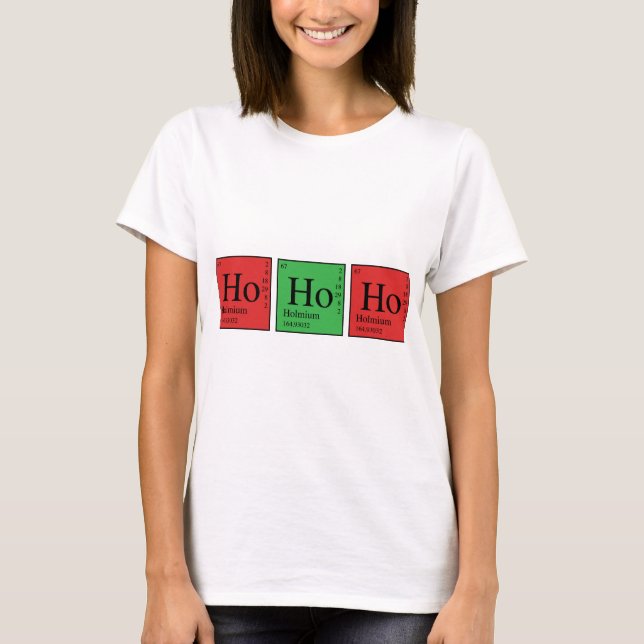 Camiseta Química de Natal (Frente)