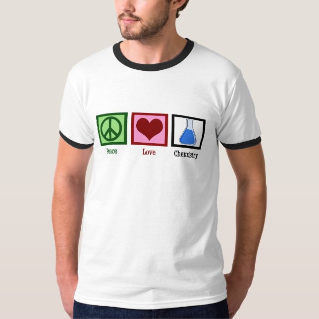 Camiseta Química de Paz e Amor (Frente)