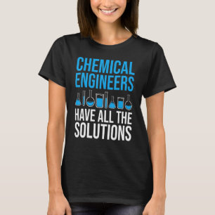 Camiseta Química de processo químico de engenharia química