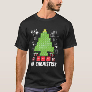 Camiseta Química de Química Árvore Engraçada Química