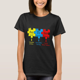 Camiseta Química de Sensibilização do Autismo