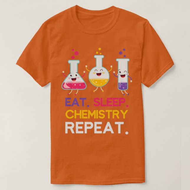 Camiseta Química do presente da ciência engraçado do nerd (Frente do Design)