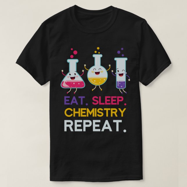 Camiseta Química do presente da ciência engraçado do nerd (Frente do Design)