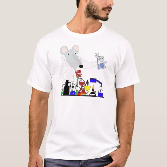CAMISETA QUÍMICA DO RATO DO LABORATÓRIO (Frente)