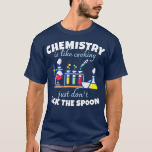 Camiseta Química é como a ciência da química do Cozinha