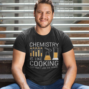 Camiseta Química é como Cozinhar