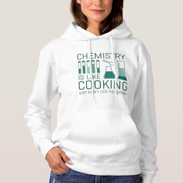 Camiseta Química é como Cozinhar (Frente)